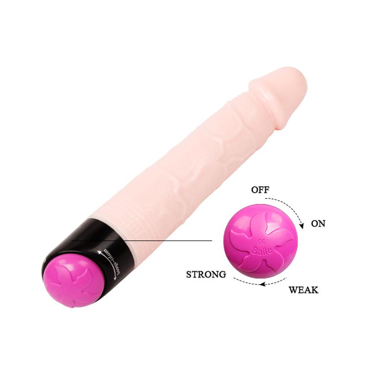 Вібратор - Colorful Sex Experience Flesh, 23,3 см