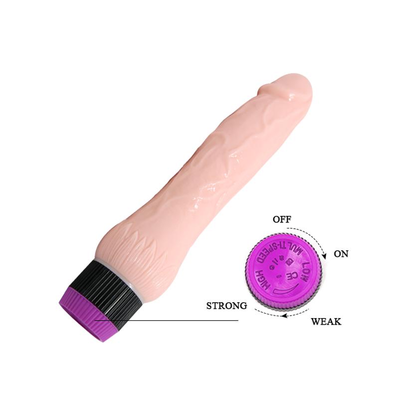 Реалістичний вібратор - The Realistic Cock Flesh, 22 см