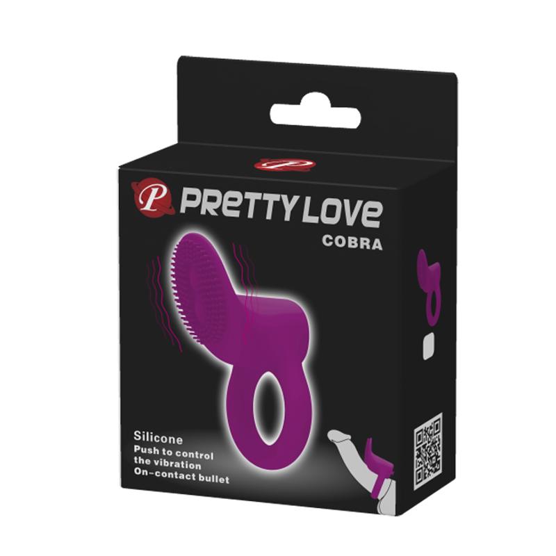 Ерекційне кільце - Pretty Love Cobra Penis Ring Purple