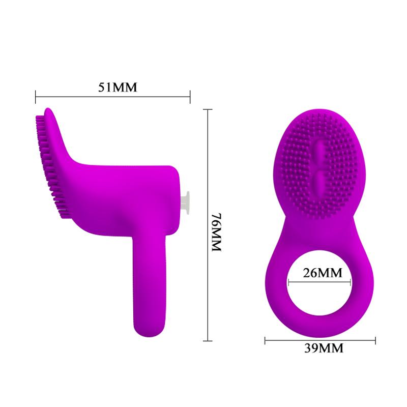 Ерекційне кільце - Pretty Love Cobra Penis Ring Purple