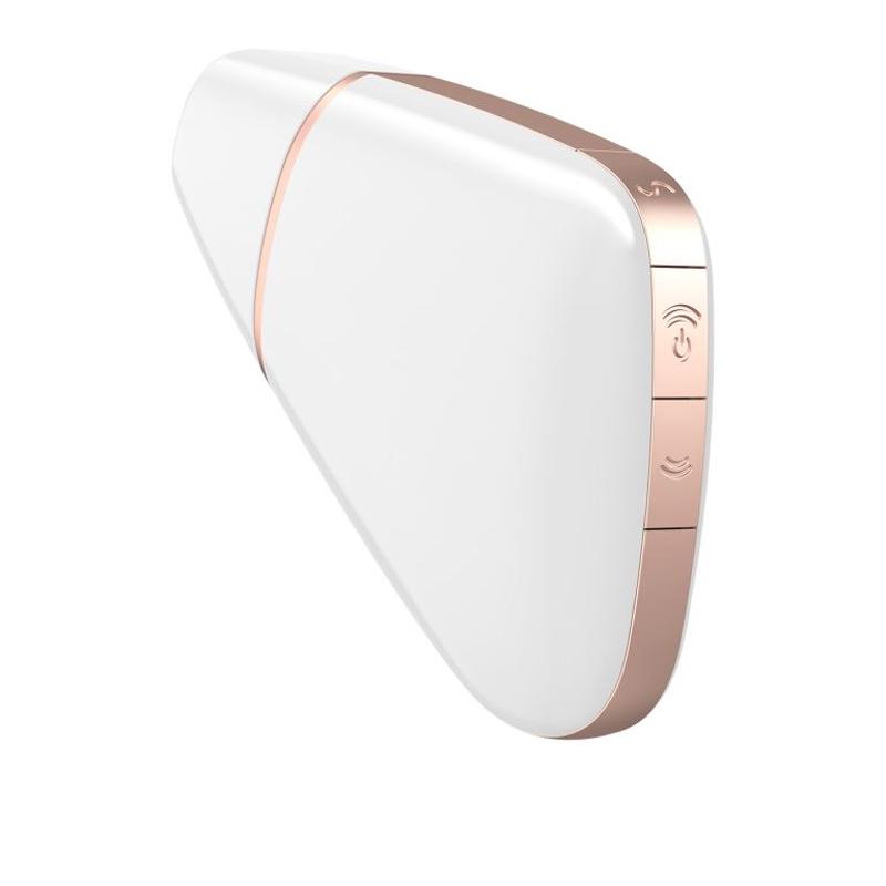 Вакуумний кліторальний вібратор - Satisfyer Love Triangle White (App)