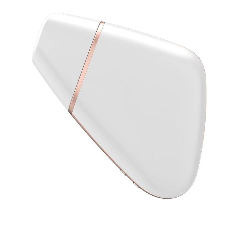 Вакуумний кліторальний вібратор - Satisfyer Love Triangle White (App)