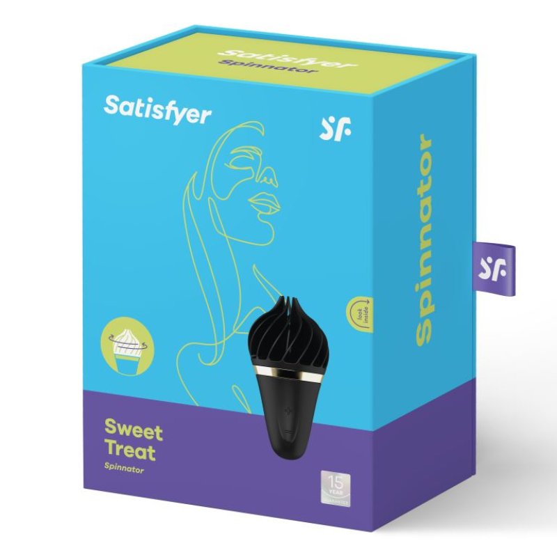 Кліторальний вібратор - Satisfyer Sweet Treat Black