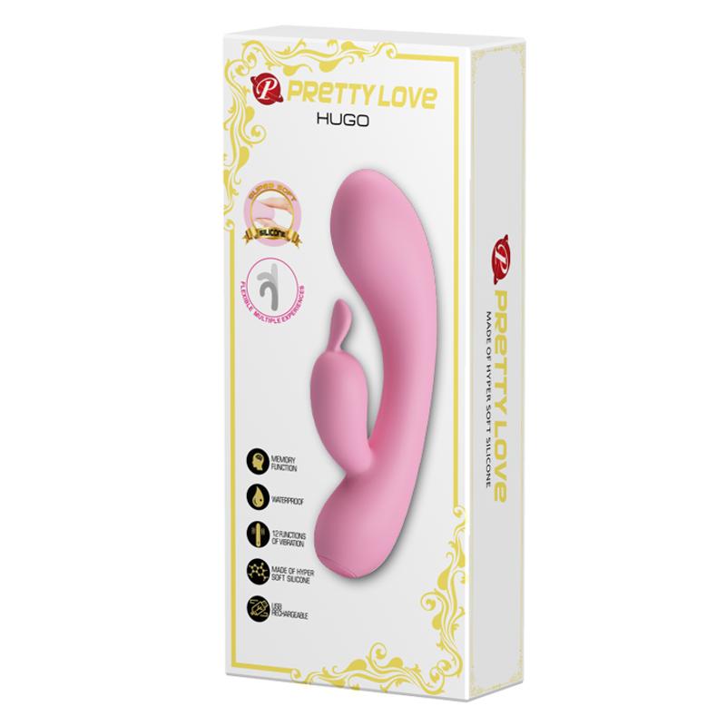 Вібратор - Pretty Love Hugo Vibrator Pink