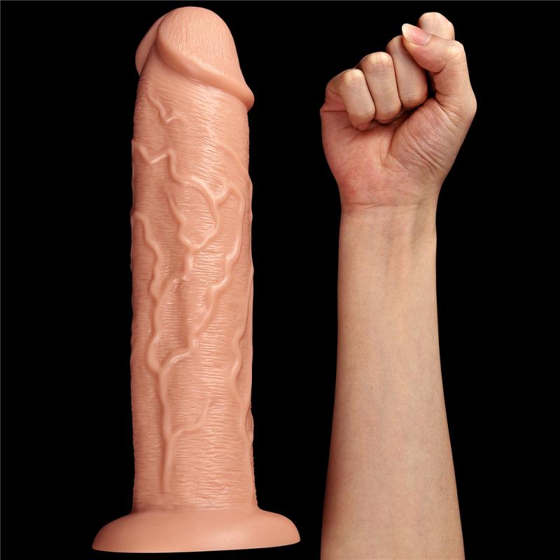 Фалоімітатор - King-Sized Realistic Long Dildo 11" Flesh