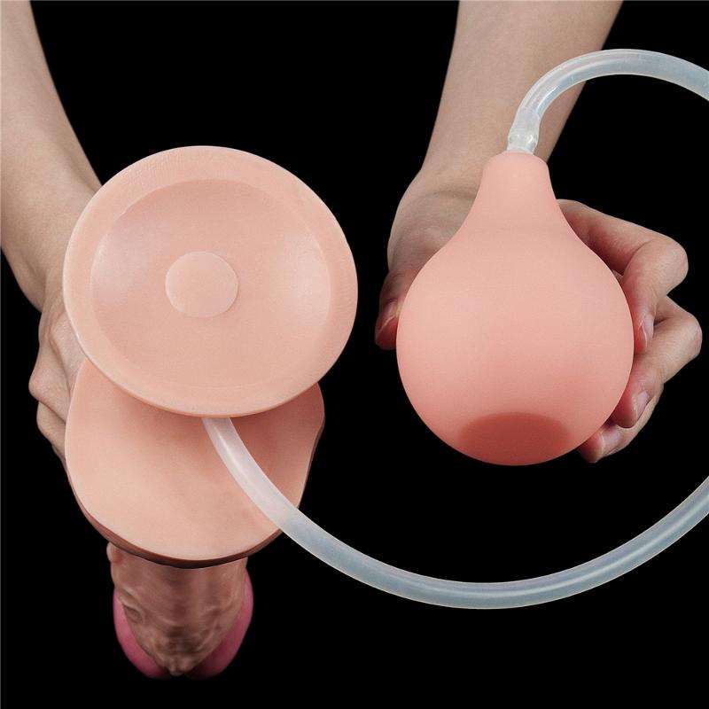 Фалоімітатор - Squirt Extreme Dildo 11" Flesh