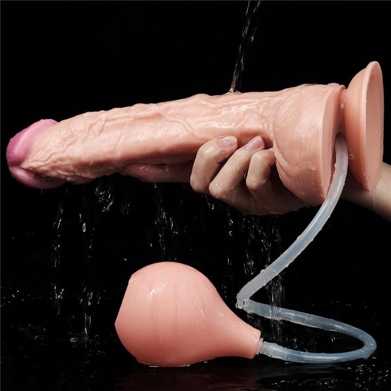 Фалоімітатор - Squirt Extreme Dildo 11" Flesh