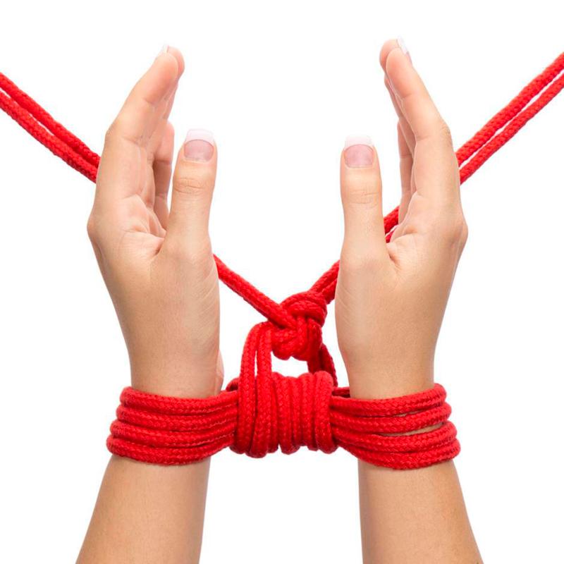 Мотузка - Fetish Bondage Rope Red, 10 м