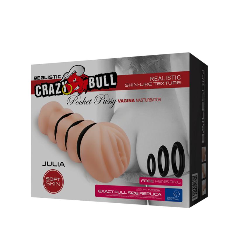 Мастурбатор - Crazy Bull Julia Pocket Pussy