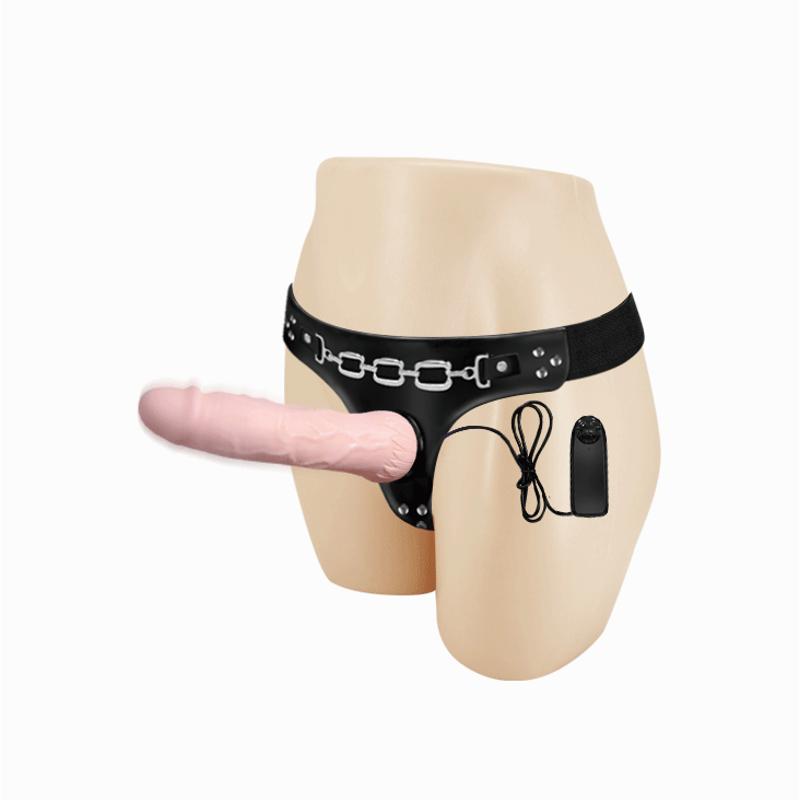 Страпон - Baile Jessica Strap On Vibrating, 19 см