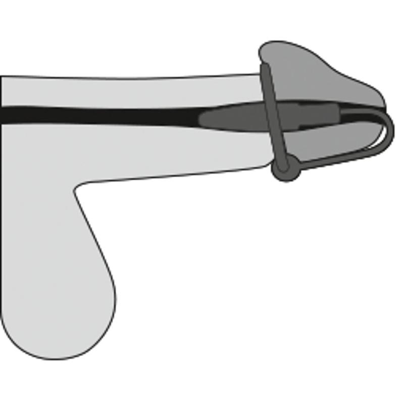 Стимулятор уретри - Penis Plug + Silicone Glans Ring Dilator