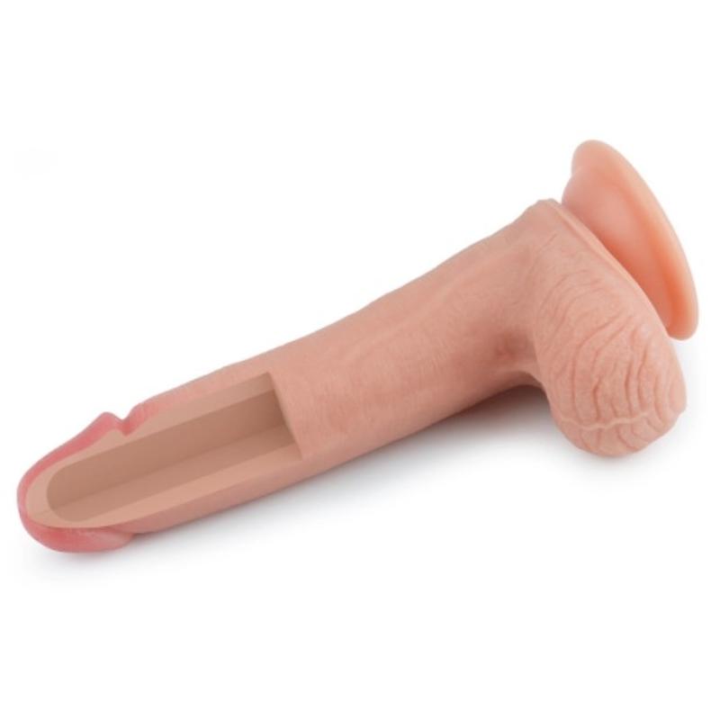 Фалоімітатор - Dual-Layered Silicone Cock 8" Flesh #2