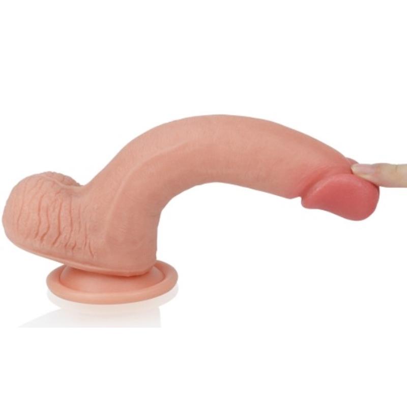 Фалоімітатор - Dual-Layered Silicone Cock 8" Flesh #2