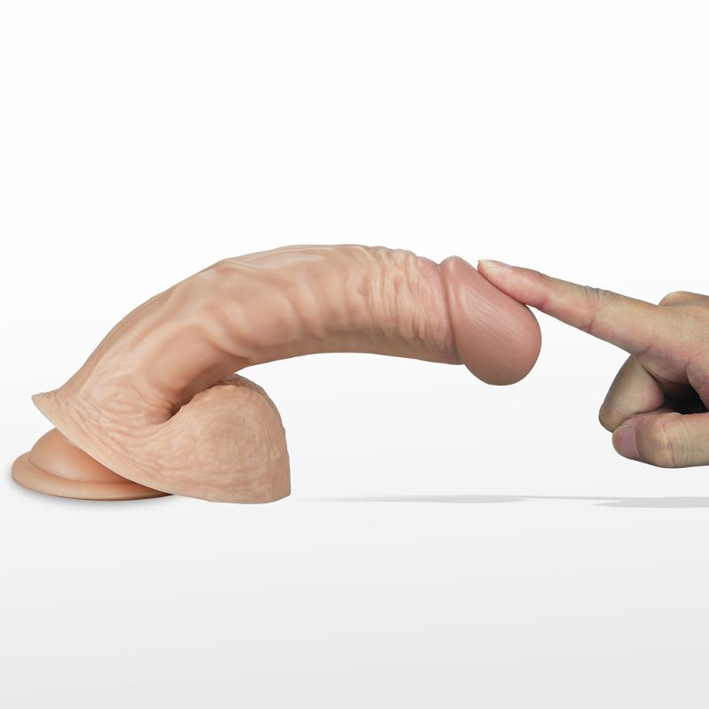 Вібратор - Real Extreme Vibrating Dildo 8.5"