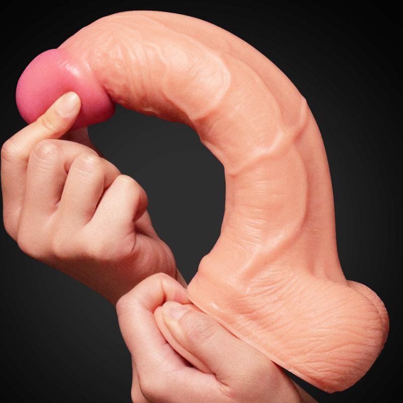 Фалоімітатор - Dual-Layered Silicone Cock 10" Flesh #1