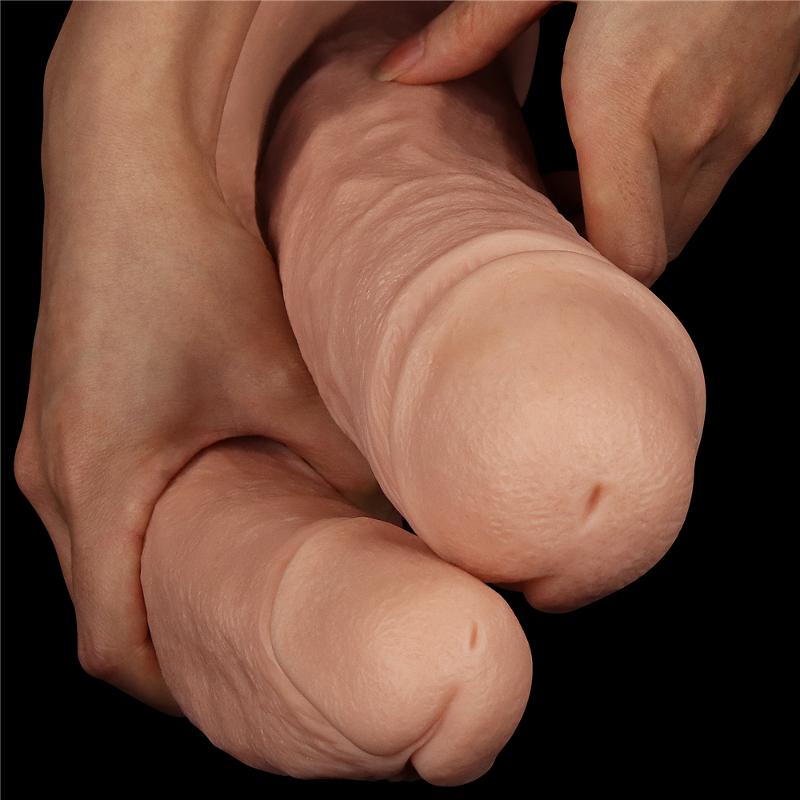 Подвійний фалоімітатор - King-Sized Realistic Mega Double Dildo 12"