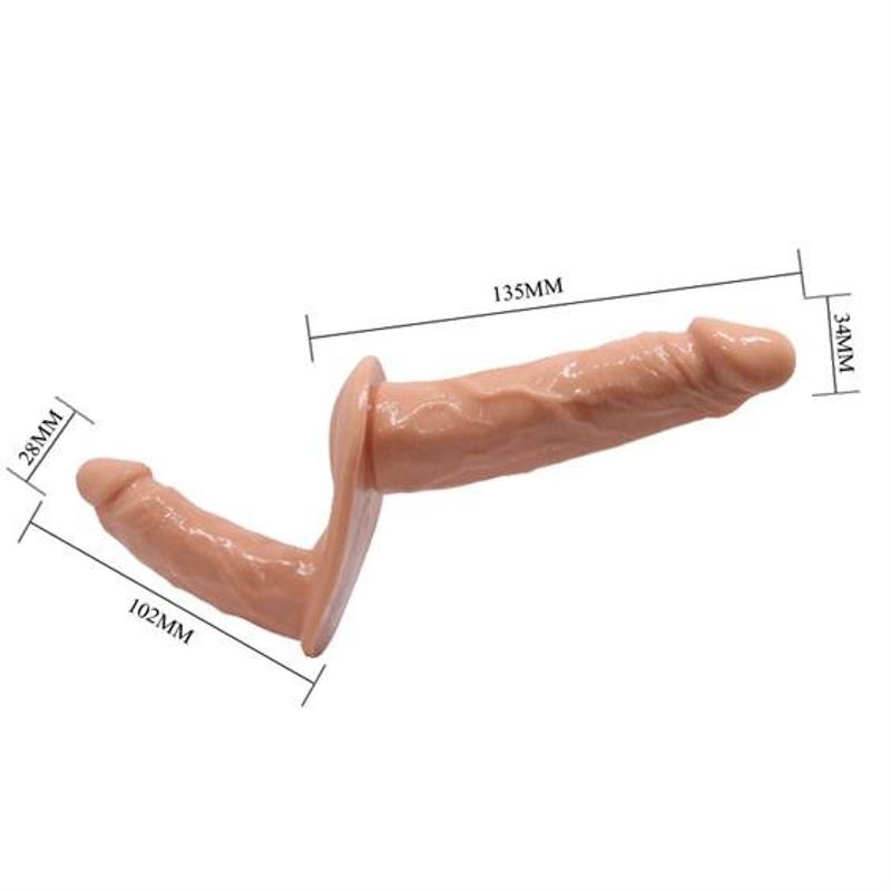 Страпон - Ultra Double Dildos Strap On 5.3"