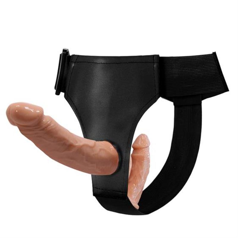 Страпон - Ultra Double Dildos Strap On 5.3"