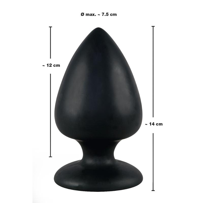 Анальна пробка - Black Velvets Butt Plug Extra