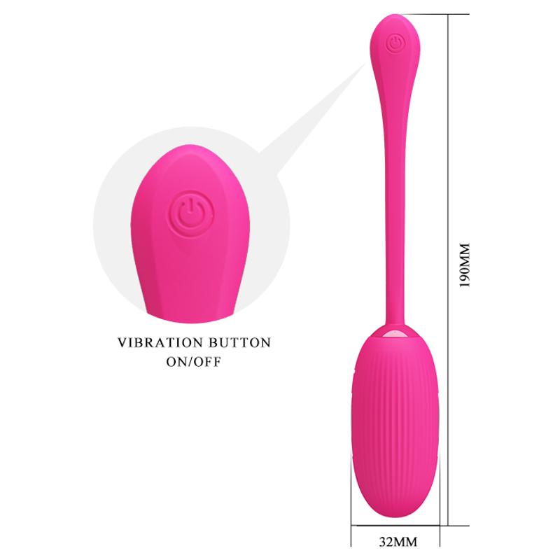 Віброяйце - Pretty Love Doreen Electric Shock Egg Pink (App)