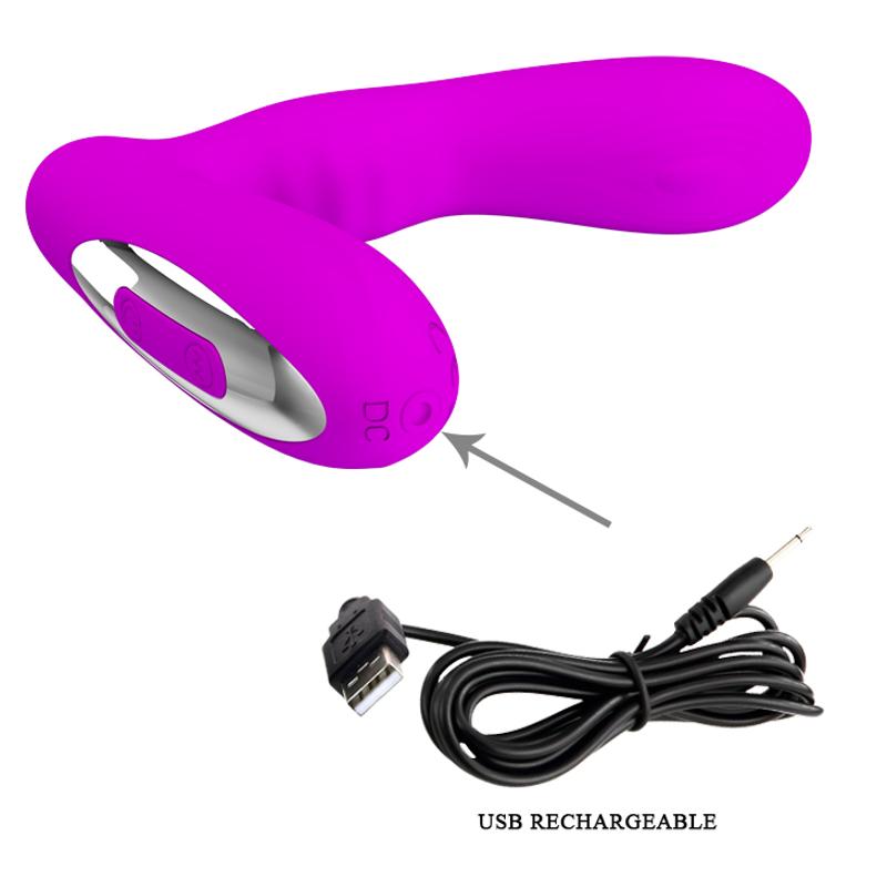 Масажер простати - Pretty Love Piper Prostate Stuimulator Purple
