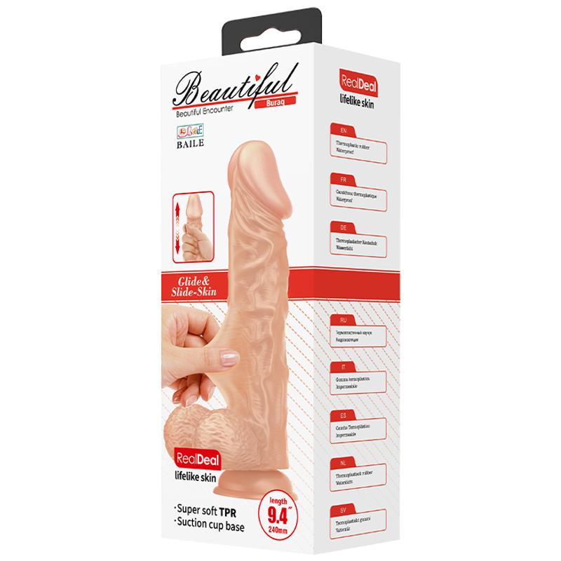Фалоімітатор - Beautiful Encounter Buraq Dildo Flesh