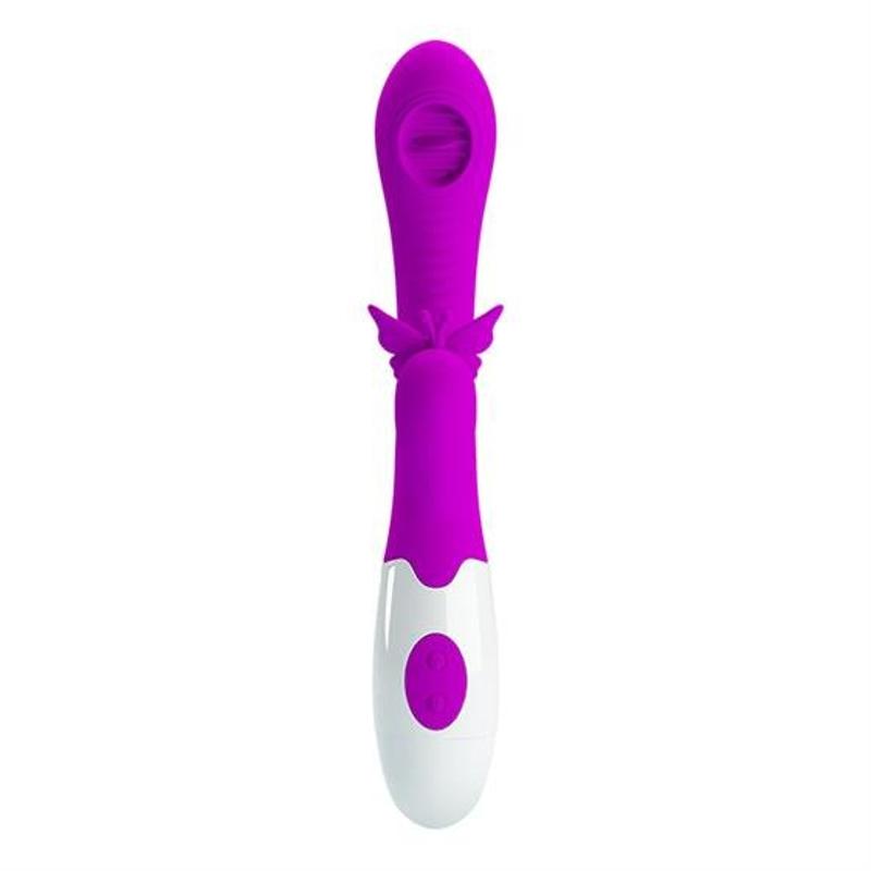 Вібратор - Pretty Love Moth Clitoris Vibrator Purple