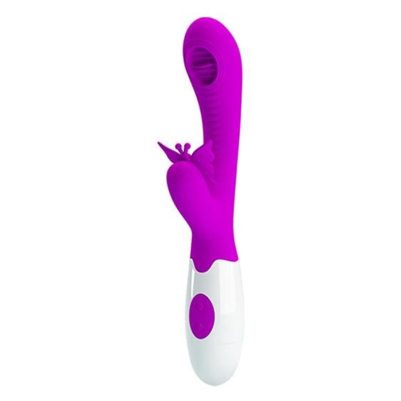 Вібратор - Pretty Love Moth Clitoris Vibrator Purple