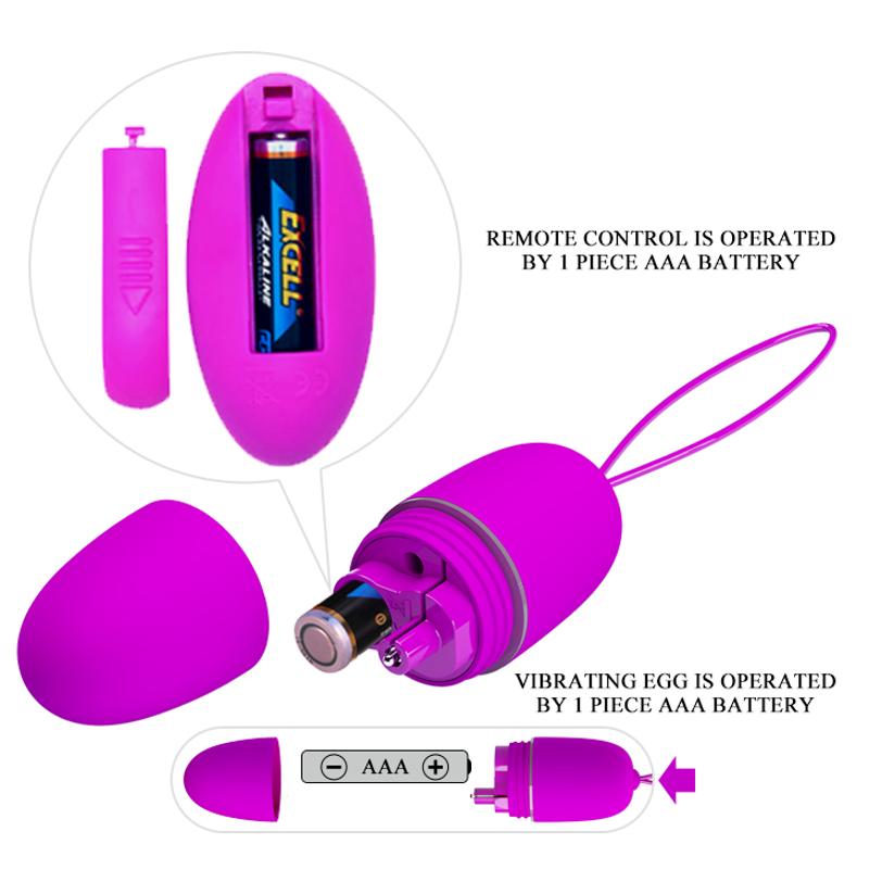 Віброяйце - Pretty Love Selkie Vibrating Egg Purple