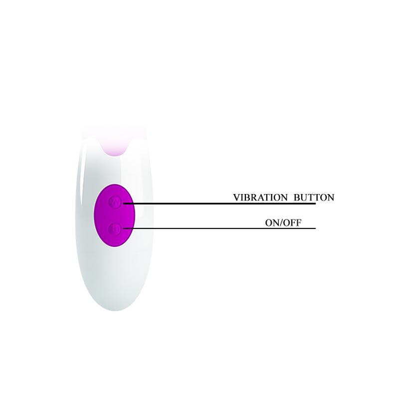 Вібратор - Pretty Love Butterfly Kiss Vibrator Purple