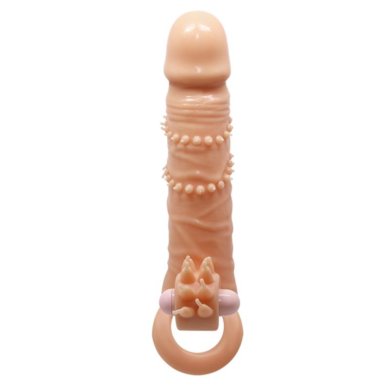 Насадка на член - Pretty Love Connor Vibrating Penis Sleeve Flesh