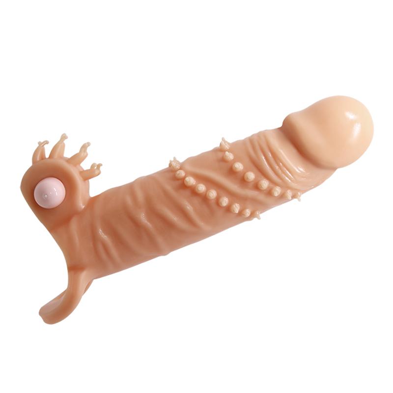 Насадка на член - Pretty Love Connor Vibrating Penis Sleeve Flesh