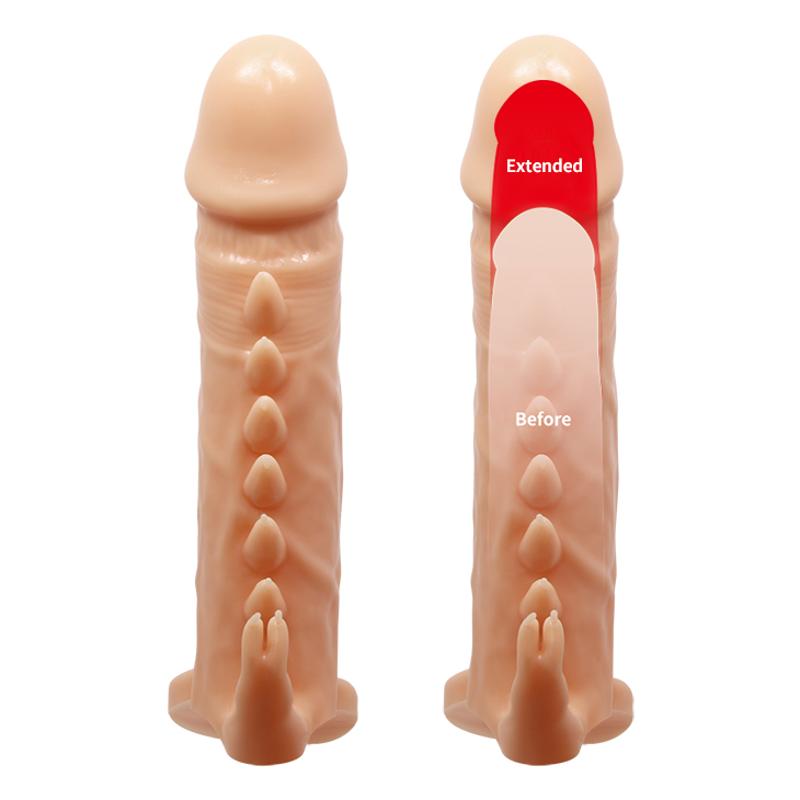 Насадка на член - Pretty Love Emmitt Penis Sleeve Flesh
