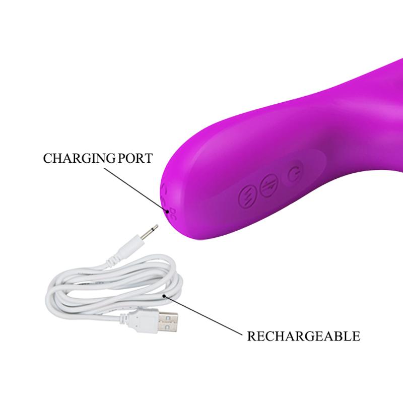 Вібратор - Pretty Love Reese Vibrator Purple