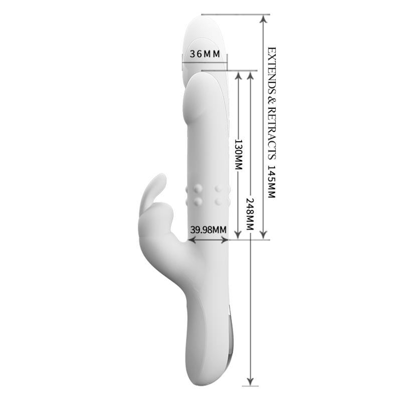 Вібратор - Pretty Love Reese Vibrator White