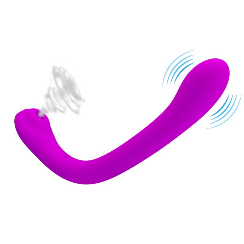 Вібратор - Pretty Love Alex Clitoral Sucking Vibrator Purple