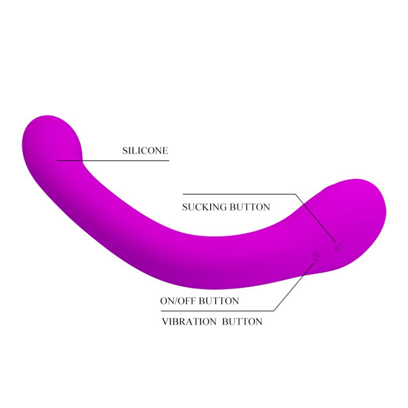 Вібратор - Pretty Love Alex Clitoral Sucking Vibrator Purple