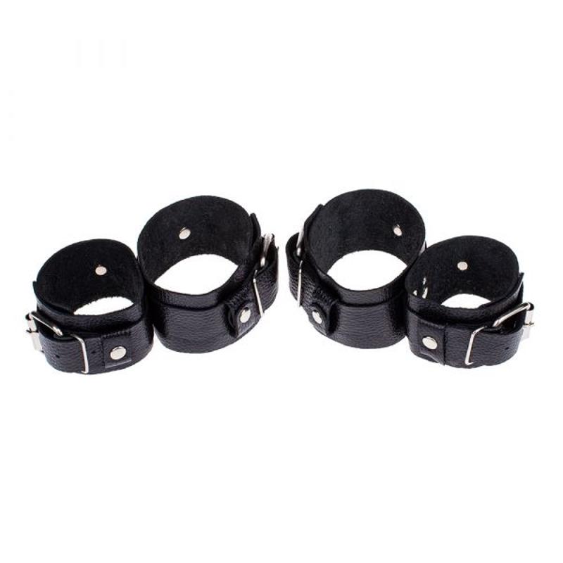 Фіксатор для зап'ястків та щиколоток Fixation Me Ankle Black