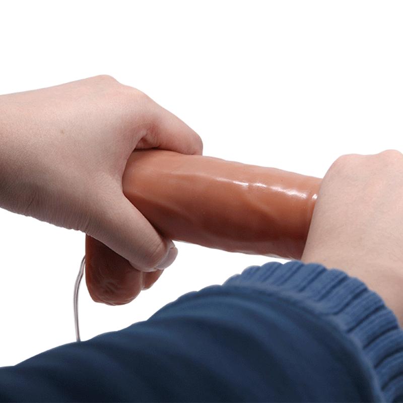 Страпон - Ultra Vibrating Realdeal Penis Strap On 6.2"