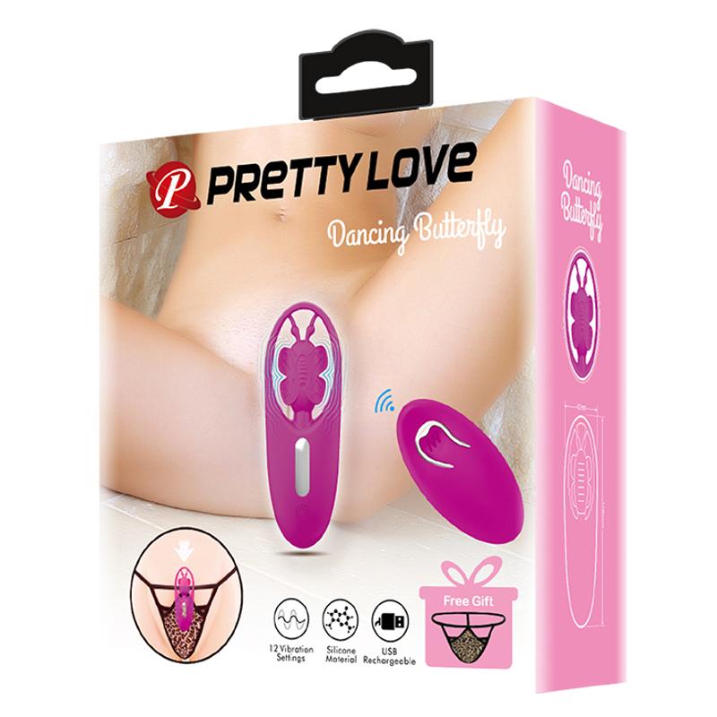 Кліторальний стимулятор - Pretty Love Dancing Butterfly Stimulator Purple