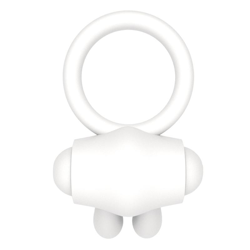 Ерекційне кільце - Power Clit Cockring Rabbit White