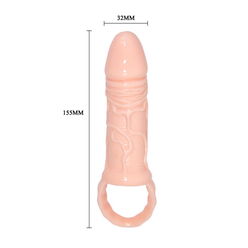 Насадка на член - Pretty Love Breyden Penis Sleeve Flesh