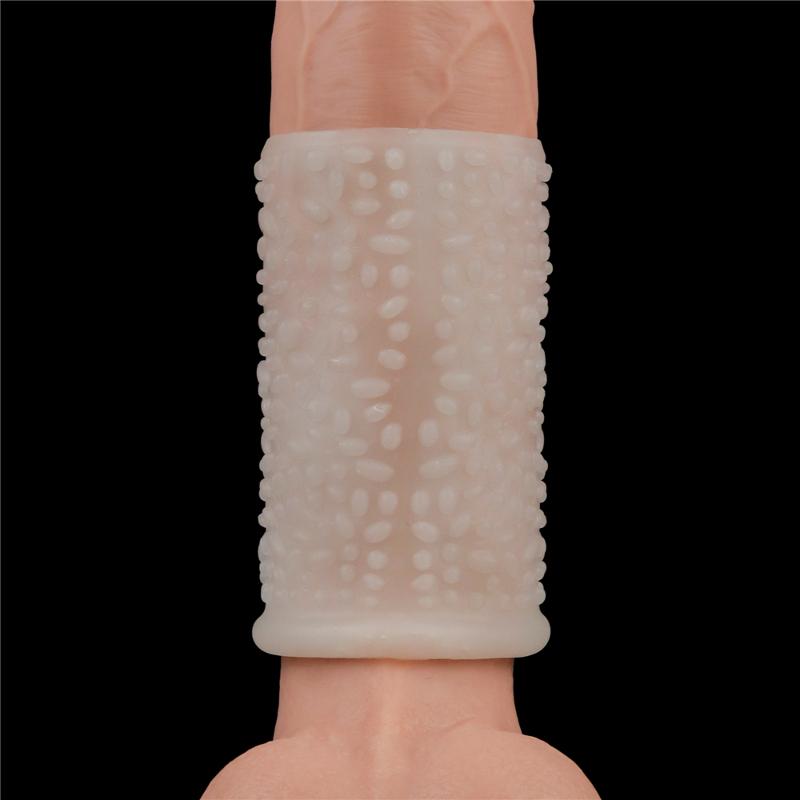 Насадка на член - Vibrating Drip Knights Ring White