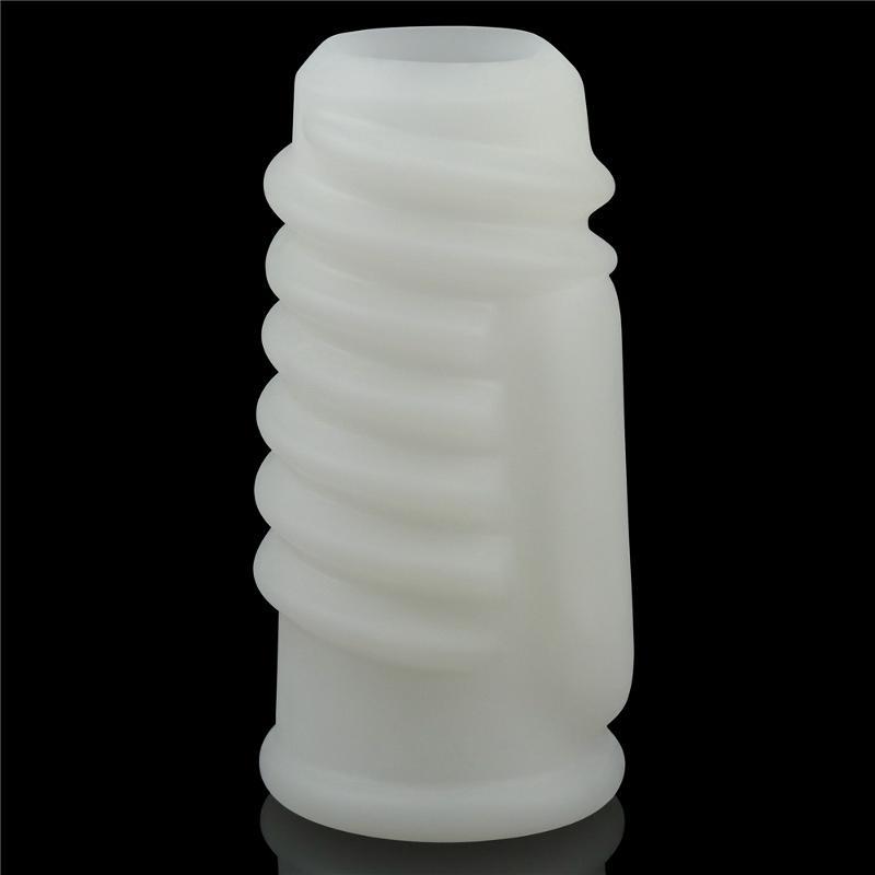 Насадка на член - Vibrating Spiral Knights Ring White