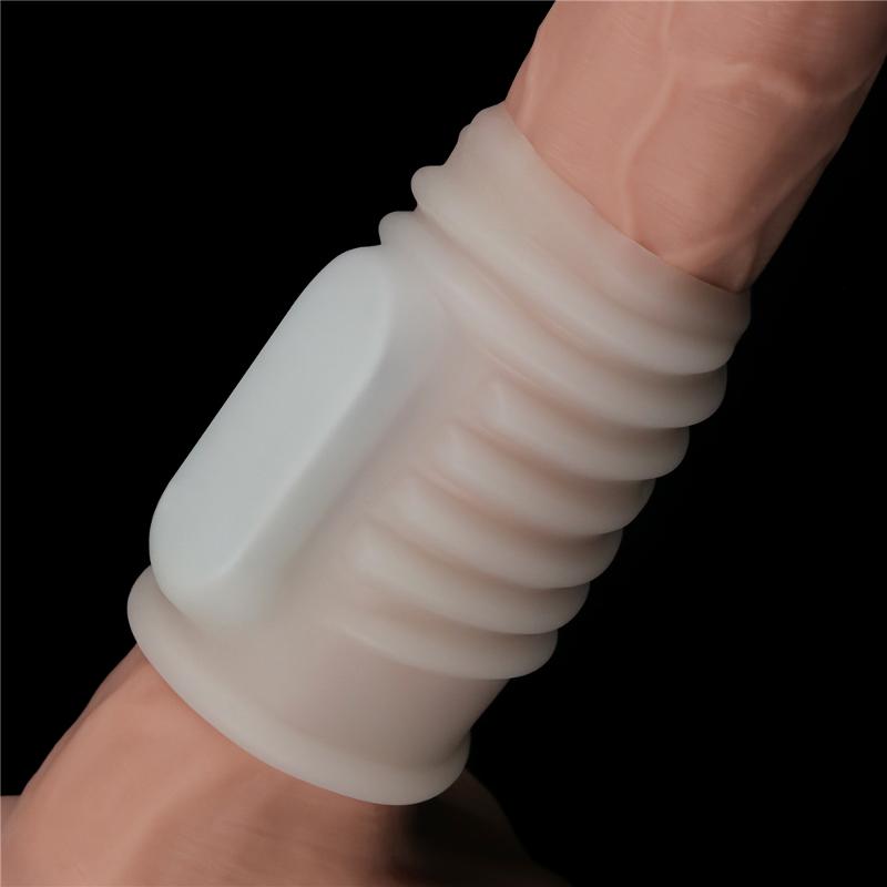 Насадка на член - Vibrating Spiral Knights Ring White