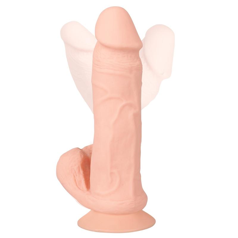 Вібратор - Nature Skin Bendable RC Vibrator with Balls