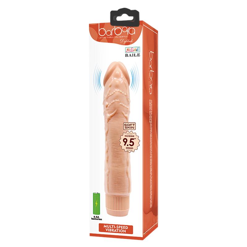 Вібратор - Barbara Dybbuk Vibrator 9,5" Flesh