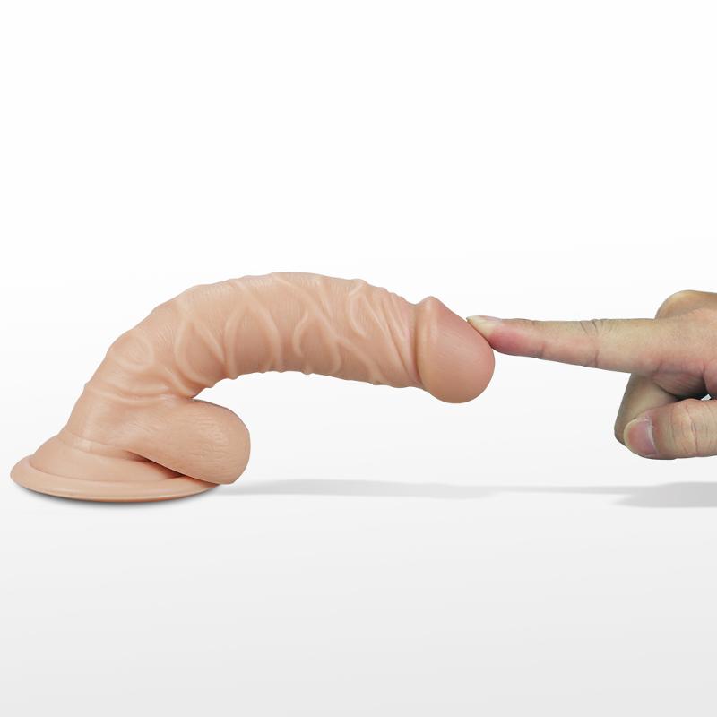 Вібратор - Real Extreme Vibrating Dildo 7.5"
