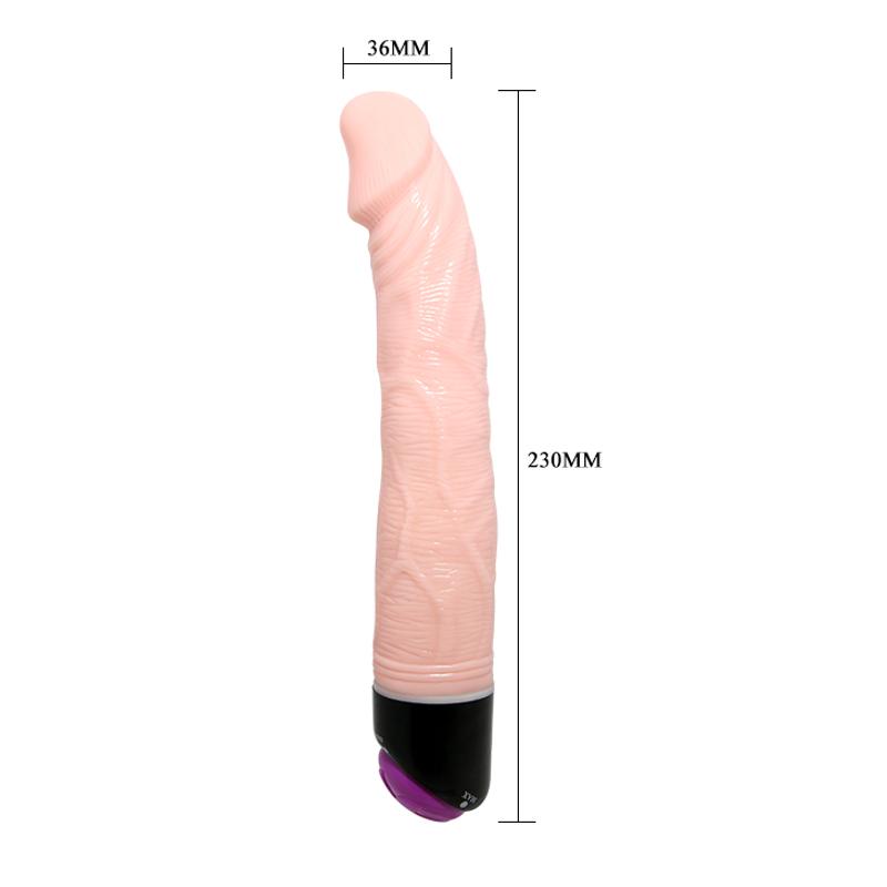 Вібратор - Waves Of Pleasure Fantasy Vibe Flesh, 23 см