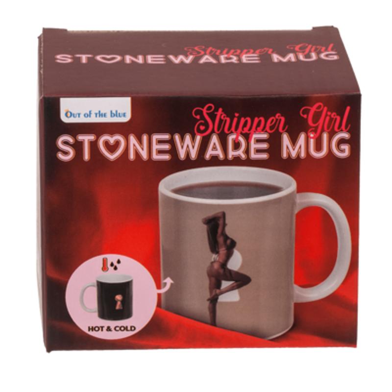 Чашка з термоефектом Stoneware Mug Stripper Girl, 300 мл